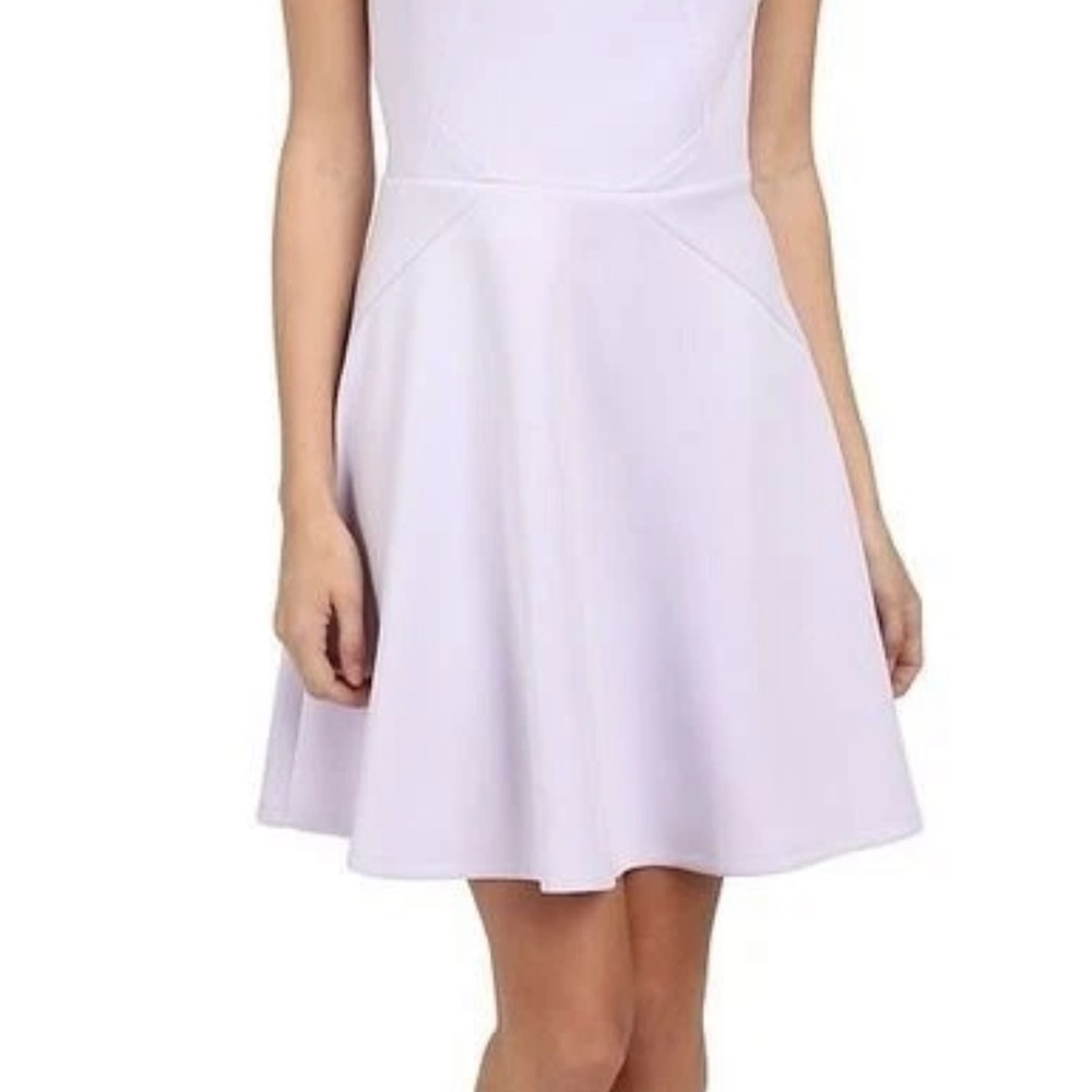 Ted Baker Lavender Mitton Mini Skater Dress - Picture 2 of 10